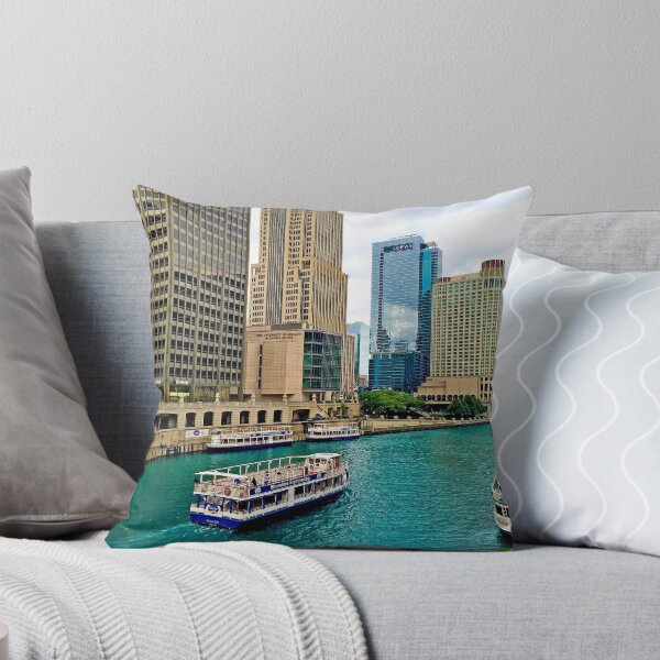 Item preview, Chicago River from DuSable Bridge  designed and sold by Robert Meyers-Lussier.