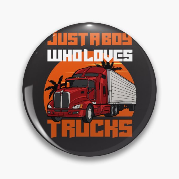 Item preview, Just a boy who loves trucks| Cool colorful truck  designed and sold by Happiness-pills.