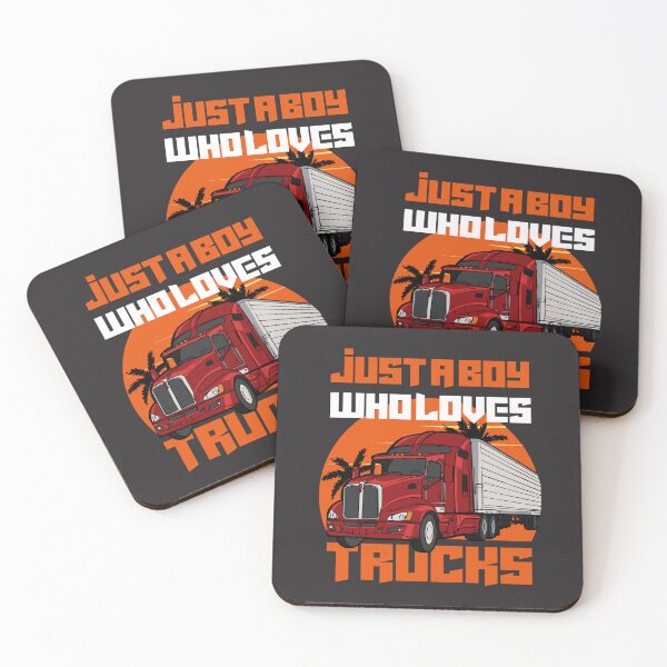 Item preview, Just a boy who loves trucks| Cool colorful truck  designed and sold by Happiness-pills.