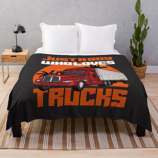 Item preview, Just a boy who loves trucks| Cool colorful truck designed and sold by Happiness-pills.