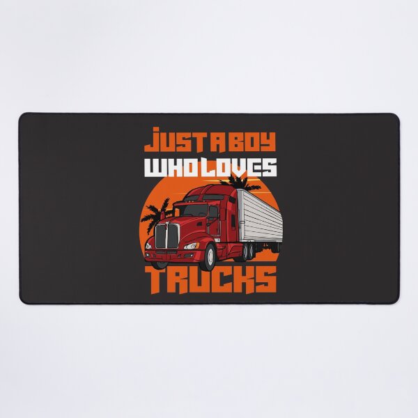 Item preview, Just a boy who loves trucks| Cool colorful truck  designed and sold by Happiness-pills.