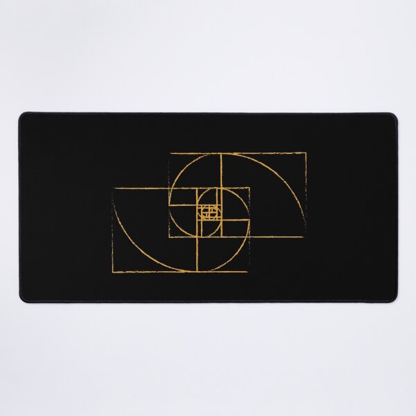 Item preview, Yellow Golden Ratio Spiral Fibonacci Sequence Cyclone Sketch designed and sold by ghost888.