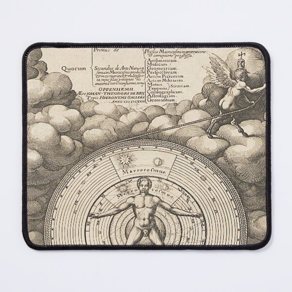 Item preview, Robert Fludd - Utriusque cosmi macrocosm - Astronomy Vintage Poster designed and sold by Bebichic.