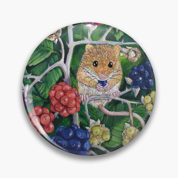 Item preview, Blackberry harvest mouse designed and sold by Moorcatstudio.