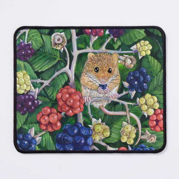 Item preview, Blackberry harvest mouse designed and sold by Moorcatstudio.