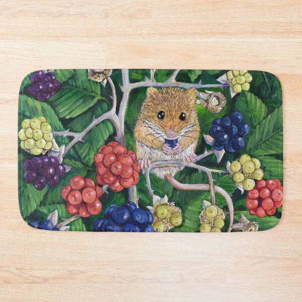 Item preview, Blackberry harvest mouse designed and sold by Moorcatstudio.