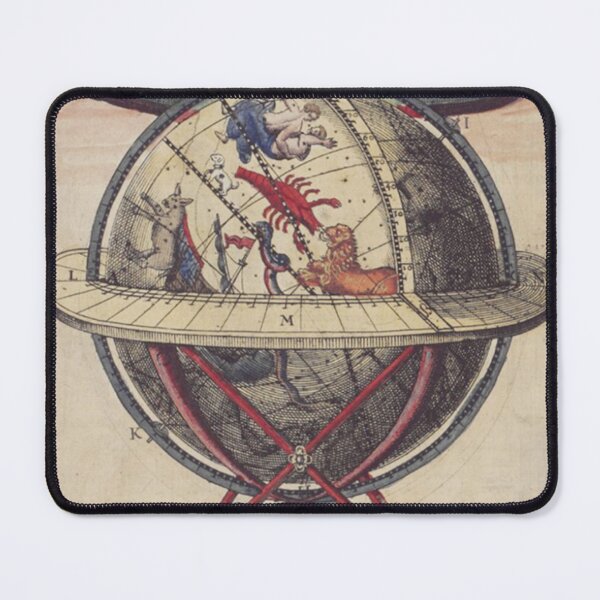 Item preview, Brahe - Astronomical Instruments Globe - Vintage Poster designed and sold by Bebichic.