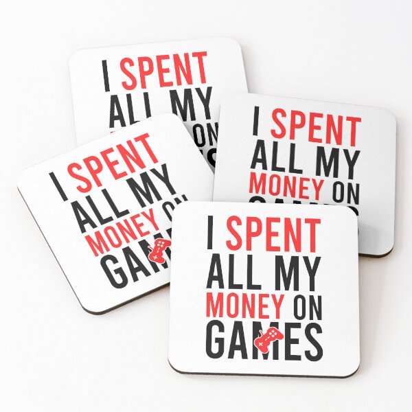 Item preview, I Spent All My Money On Games designed and sold by Bigilyy.
