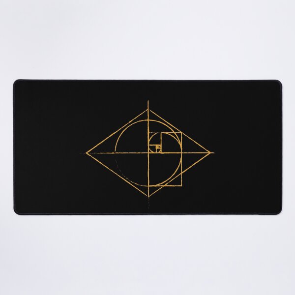 Item preview, Yellow Golden Ratio Spiral Fibonacci Sequence Tattoo Inspired Sketch designed and sold by ghost888.