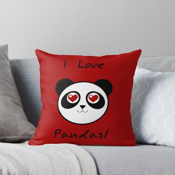 Aperçu de l'œuvre J'aime les pandas! créée et vendue par Sarinilli.
