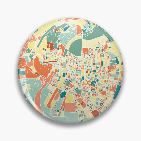 Item preview, Lyon France Map designed and sold by chrlalexandru.