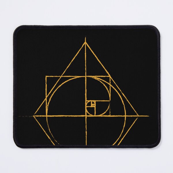 Item preview, Yellow Golden Ratio Spiral Fibonacci Sequence Tattoo Inspired Sketch designed and sold by ghost888.