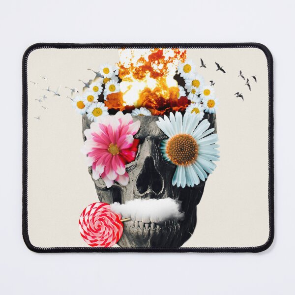 Item preview, Flower and skull designed and sold by Line Soul Studio.