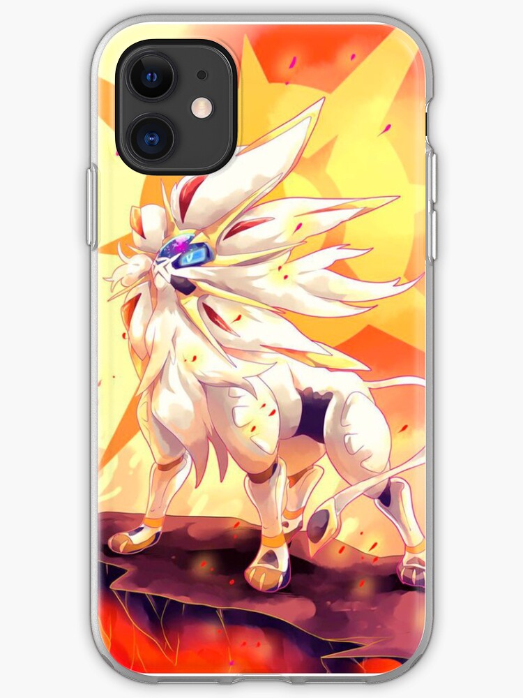 Coque iPhone « Cas de téléphone portable de Solgaleo Pokemon », par