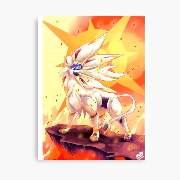 Solgaleo Pokemon Handy Fall Leinwanddruck