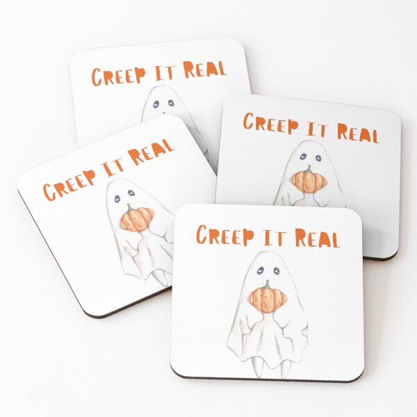 Item preview, Retro Halloween Creep It Real Graphic ,Halloween ghost watercolor designed and sold by Shifa19.