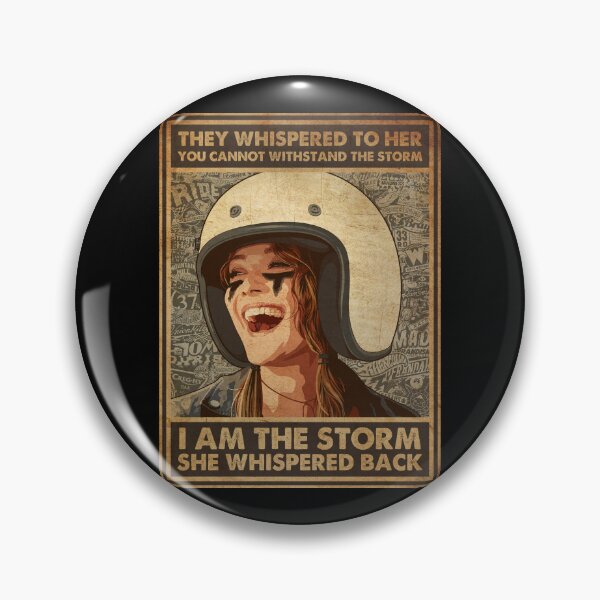Item preview, Motorcycle Girl Whispered Back I Am A Storm Vintage designed and sold by gaciamingeo12.