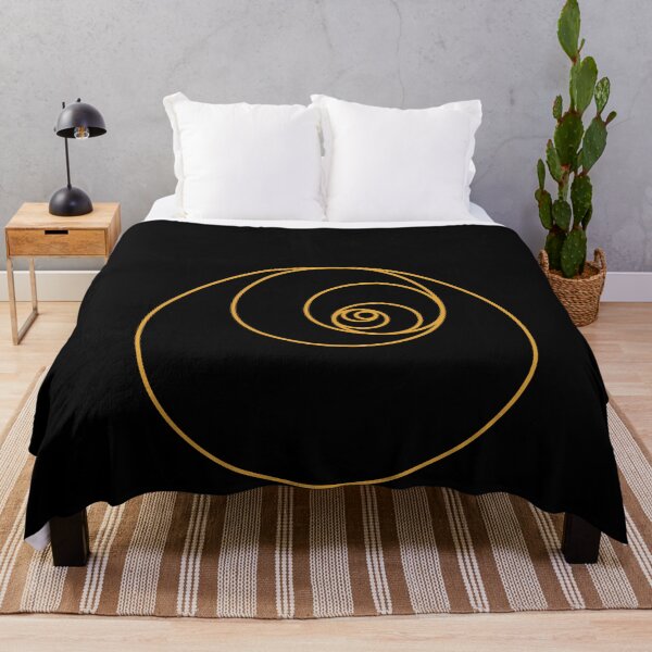 Item preview, Yellow Golden Ratio Spiral Fibonacci Sequence Circles designed and sold by ghost888.
