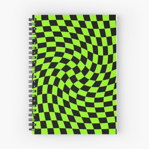 Item preview, Twisted Checkerboard - Black and Green designed and sold by Ayoub14.
