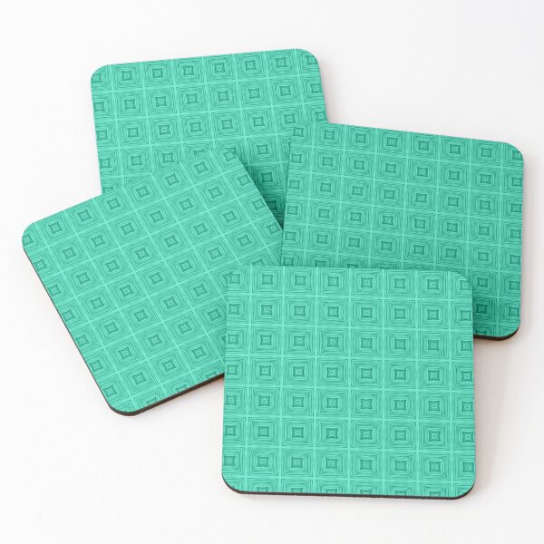Item preview, Emerald on Emerald Squares designed and sold by Bright76.