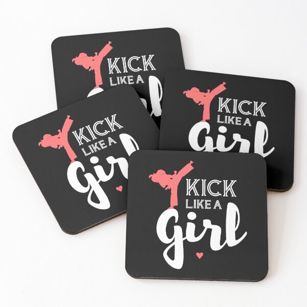 Item preview, Kick like a girl karate designed and sold by Mansn.