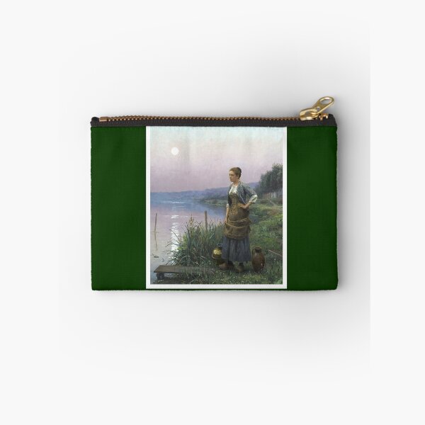 Item preview, CLAIR DU LUNE in MOONLIGHT : Vintage 1893 Young Woman Oil Painting Print designed and sold by posterbobs.