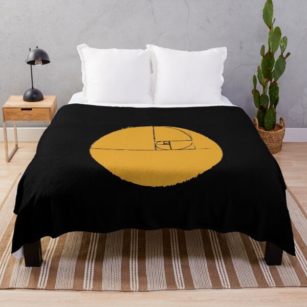 Item preview, Yellow Circle Golden Ratio Spiral Fibonacci Sequence Sketch designed and sold by ghost888.