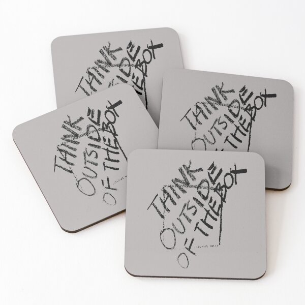 Item preview, Think Outside Of The Box Chalk Board Grafitti Text designed and sold by taiche.