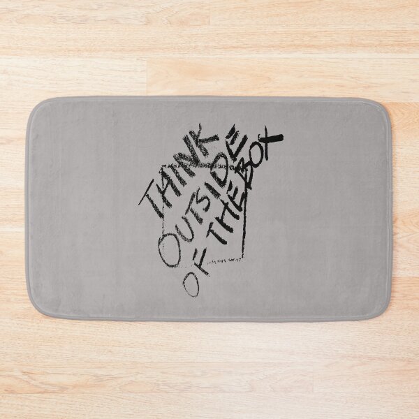 Item preview, Think Outside Of The Box Chalk Board Grafitti Text designed and sold by taiche.