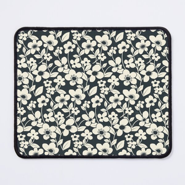 Item preview, Retro Flower Field - Slate Gray designed and sold by appleyards.