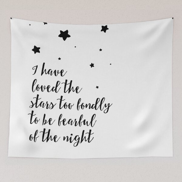 Item preview, I Have Loved the Stars too Fondly to be Fearful of the Night (dark) designed and sold by lunahaze.