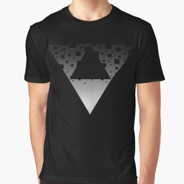Dissolving Triangles (Inverted) Graphic T-Shirt