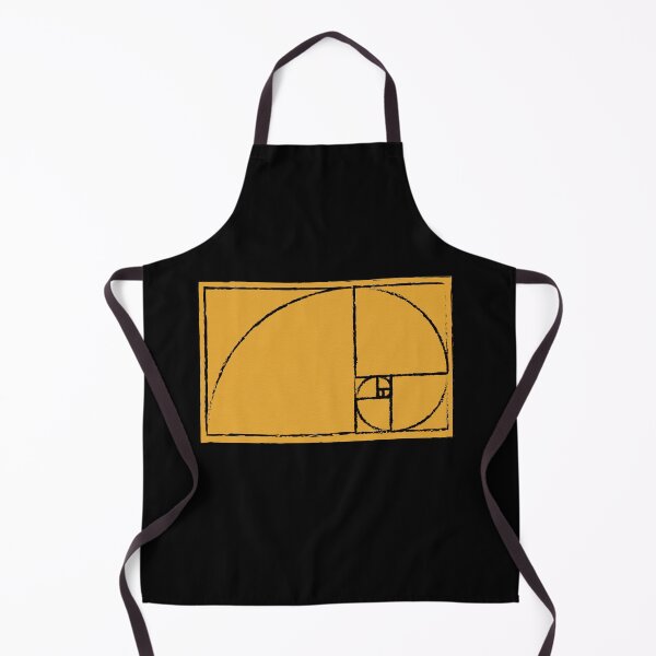Item preview, Yellow Fibonacci Sequence Sketch Golden Ratio Spiral designed and sold by ghost888.