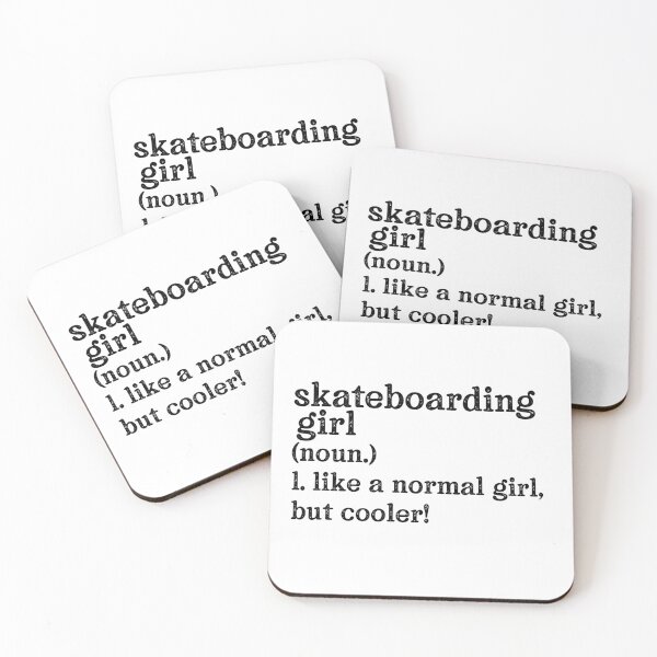 Item preview, Skateboarding Girl: Like A Normal Girl But Cooler! designed and sold by TeesYouWant.