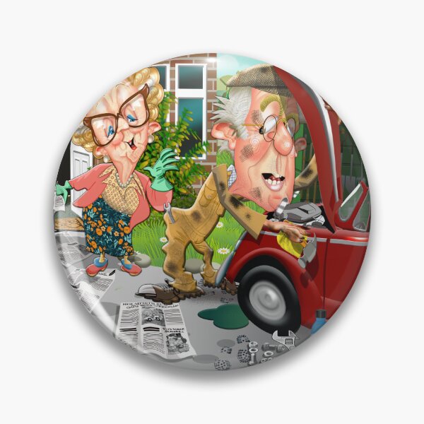 Item preview, Último vino del verano Wesley y Edie designed and sold by SARAH BAILEY CARTOONS.
