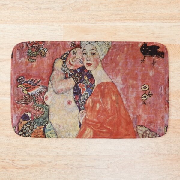 Item preview, Girlfriends by Gustav Klimt - Art Nouveau Symbolism designed and sold by Bebichic.