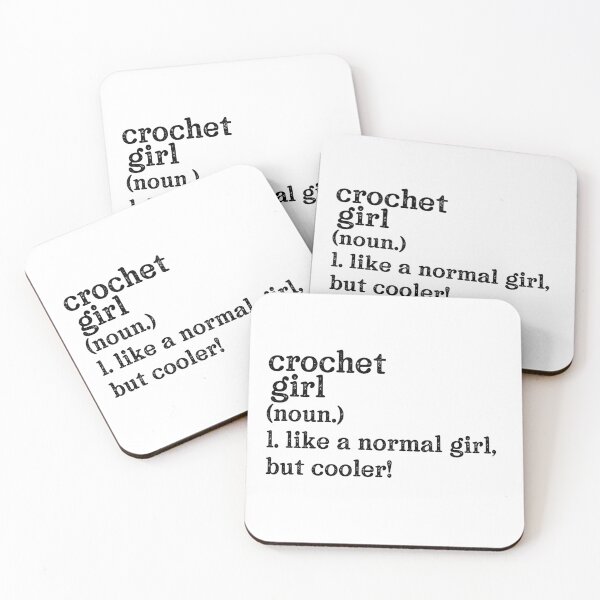 Item preview, Chica de ganchillo: ¡como una chica normal pero más genial! designed and sold by TeesYouWant.