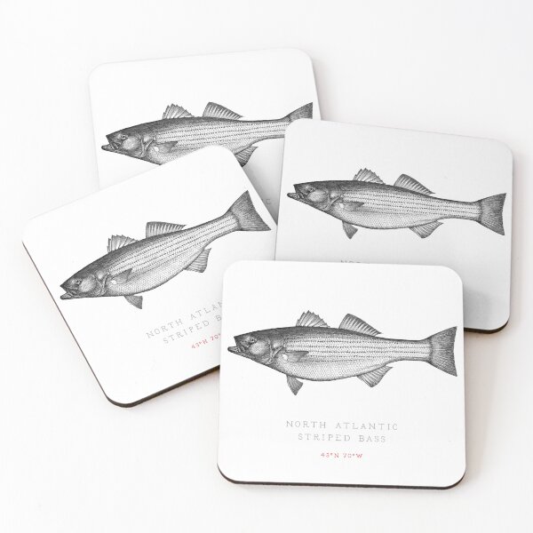 Item preview, Striped Bass Illustration designed and sold by Ken Murphy.