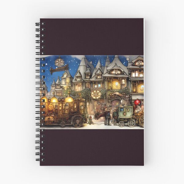 Item preview, Steampunk Christmas Town 7 designed and sold by Petalglassjade.