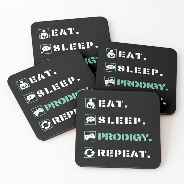 Item preview, Eat Sleep Prodigy Repeat prodigy math game                designed and sold by SolellaBoutique.