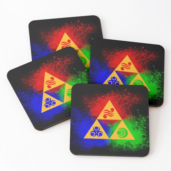 Item preview, Golden Triangles with Goddess Symbols designed and sold by Sarinilli.