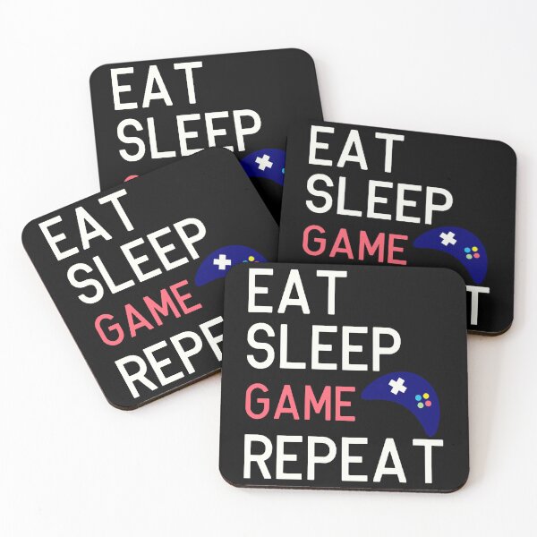 Item preview, gaming is My Valentine eat sleep game repeat designed and sold by SolellaBoutique.
