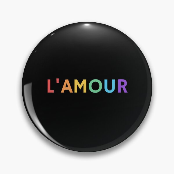 Item preview, LAMOUR  - Love in French -  rainbow text designed and sold by Inspirationmotivation.
