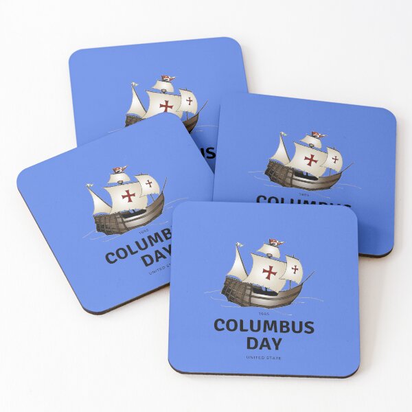 Item preview, Christopher Columbus happy day Flag Classic T-Shirt happy columbus day sticker  designed and sold by thegoatsart.