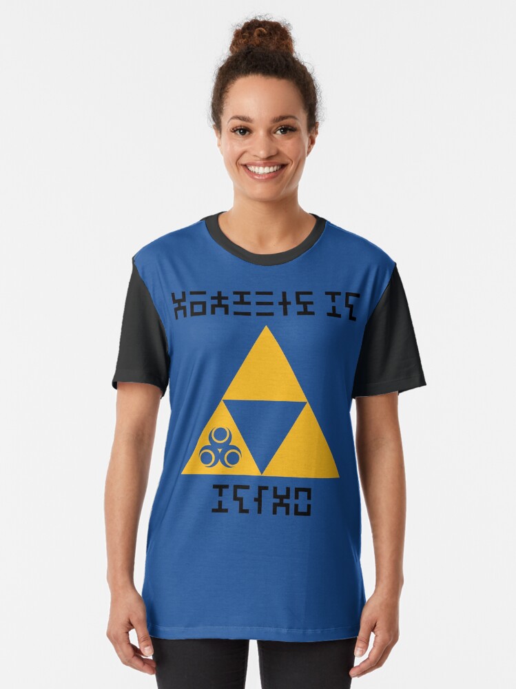 Alternate view of Triforce of Wisdom Graphic T-Shirt