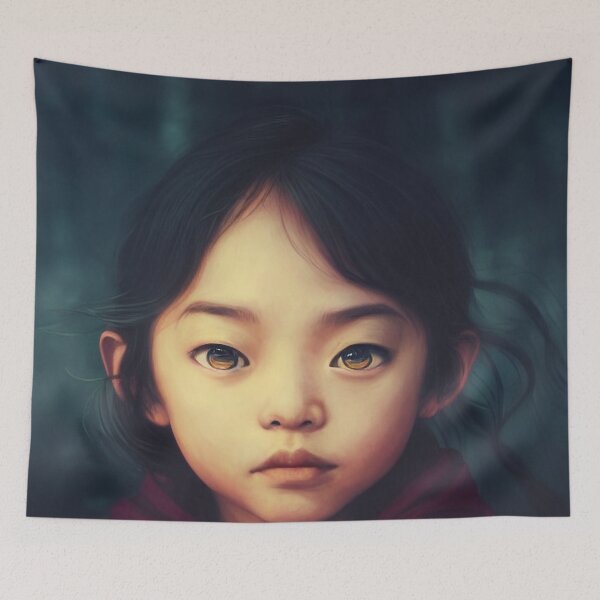 Item preview, Portrait of a kid designed and sold by chatzous.