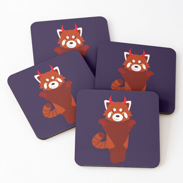 Item preview, Red panda disguised as a devil for Halloween designed and sold by Samuel-Ruhland.