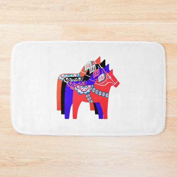Item preview, Dalarna horse, Dala horse, Dalahäst, Collage, Willow Days designed and sold by avit1.