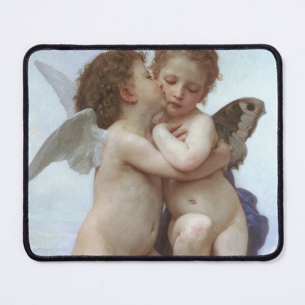 Item preview, William-Adolphe Bouguereau: First kiss Psychee Angels - French designed and sold by Bebichic.