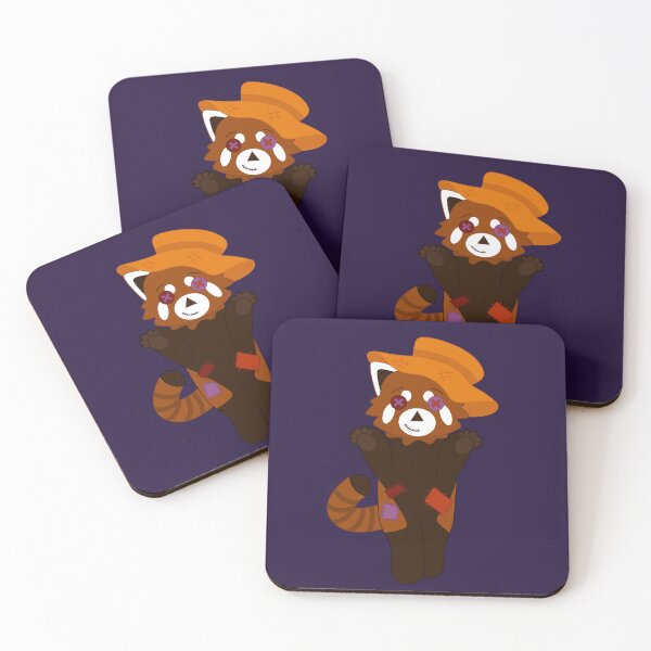 Item preview, Red panda disguised as a scarecrow for Halloween designed and sold by Samuel-Ruhland.
